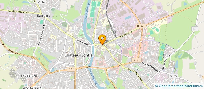 localisation de l'entreprise MADAME FAUSTINE MAHE à CHATEAU-GONTIER-SUR-MAYENNE
