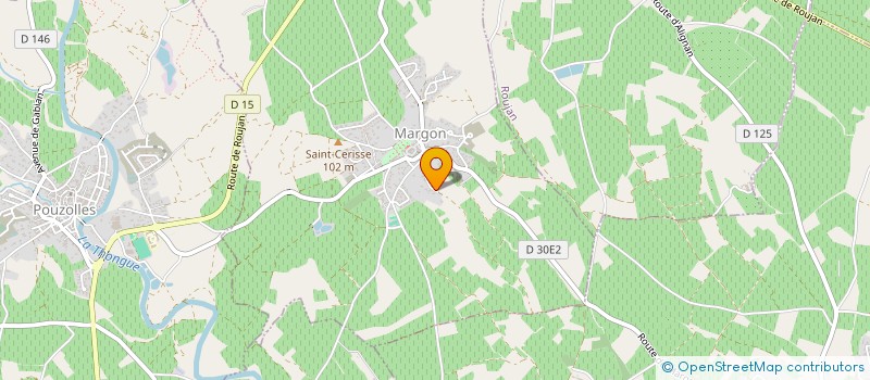 localisation de l'entreprise MADAME FAUSTINE MAILLE  MARGON