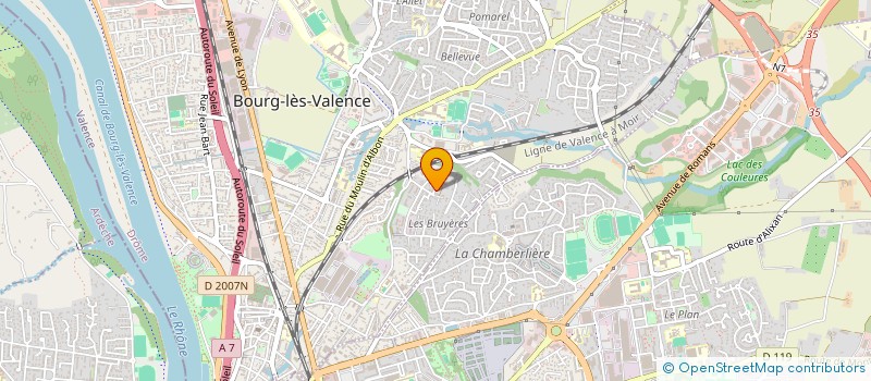 localisation de l'entreprise MADAME FAUSTINE MARIE BRAVAIS à BOURG-LES-VALENCE