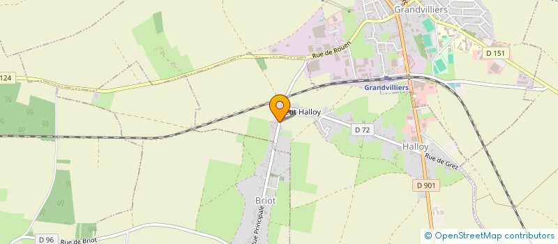 localisation de l'entreprise MADAME FAUSTINE MARQUIS  HALLOY