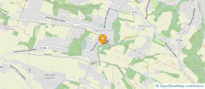 localisation de l'entreprise MADAME FAUSTINE MAZEREEUW  VIGOULET-AUZIL