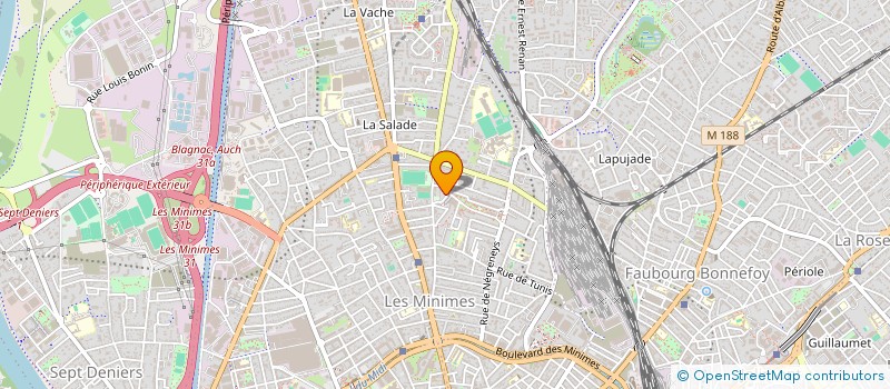localisation de l'entreprise MADAME FAUSTINE MILLET  TOULOUSE
