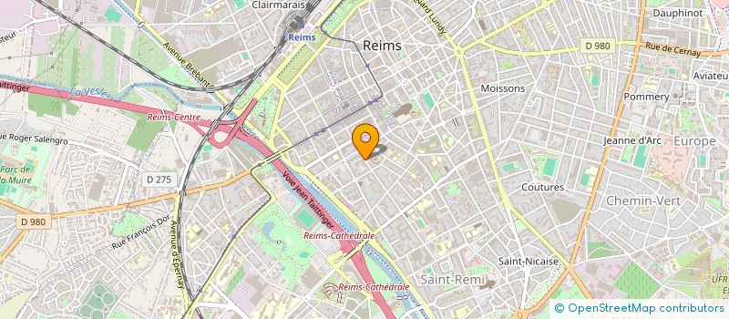 localisation de l'entreprise MADAME FAUSTINE MOUSSE  REIMS