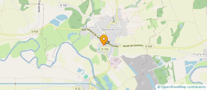 localisation de l'entreprise MADAME FAUSTINE NAUTRE à BEAURIEUX