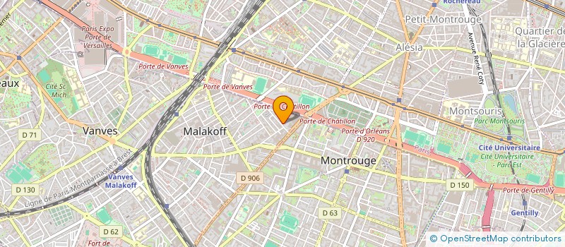 localisation de l'entreprise MADAME FAUSTINE PAPPO  MALAKOFF