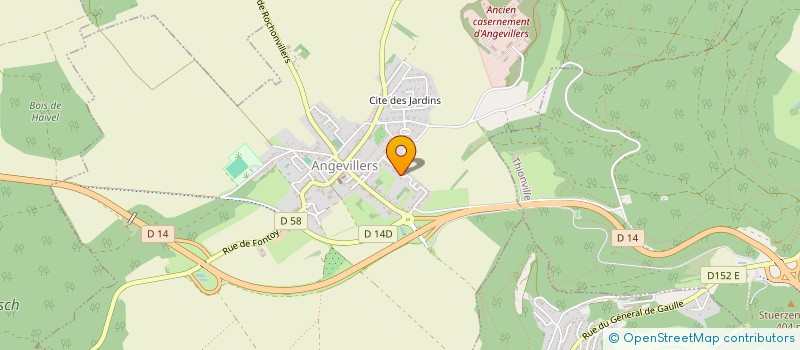 localisation de l'entreprise MADAME FAUSTINE PAULUS à ANGEVILLERS