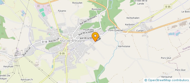 localisation de l'entreprise MADAME FAUSTINE PICHARD  GUERLEDAN