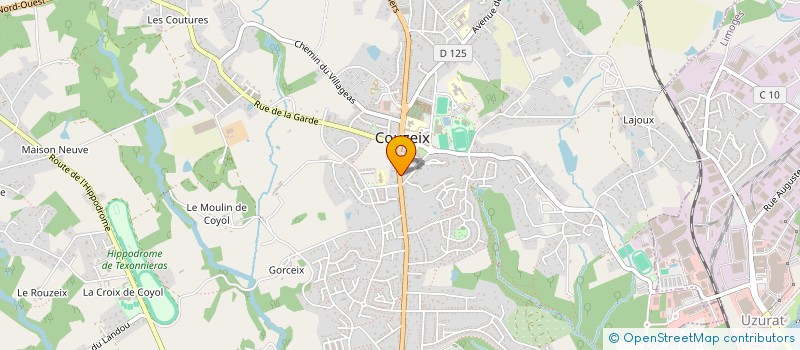 localisation de l'entreprise MADAME FAUSTINE PREVERAUD  COUZEIX