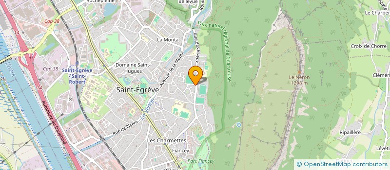 localisation de l'entreprise MADAME FAUSTINE QUEYRON  SAINT-EGREVE