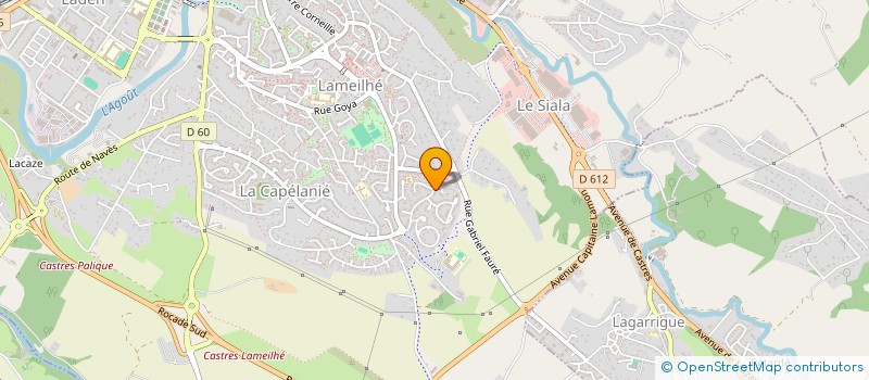 localisation de l'entreprise MADAME FAUSTINE REHAL  CASTRES