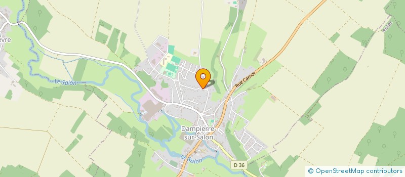 localisation de l'entreprise MADAME FAUSTINE ROUSTAN  DAMPIERRE-SUR-SALON