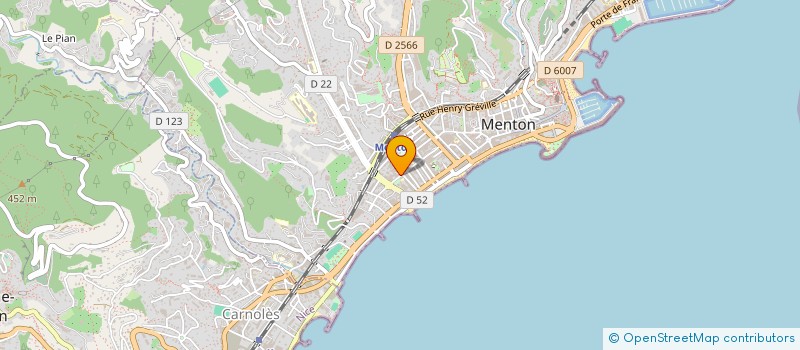 localisation de l'entreprise MADAME FAUSTINE RUDL à MENTON