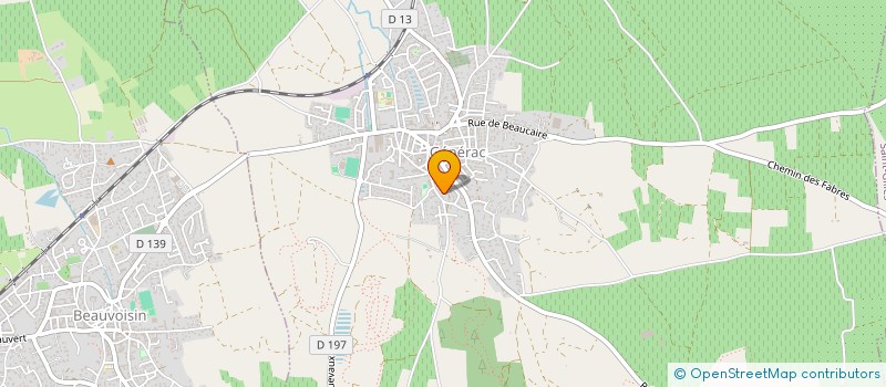 localisation de l'entreprise MADAME FAUSTINE SAURA  GENERAC