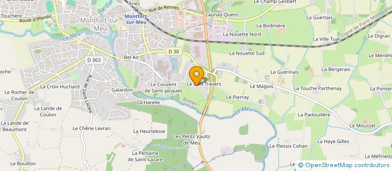 localisation de l'entreprise MADAME FAUSTINE TAILPIED  BRETEIL