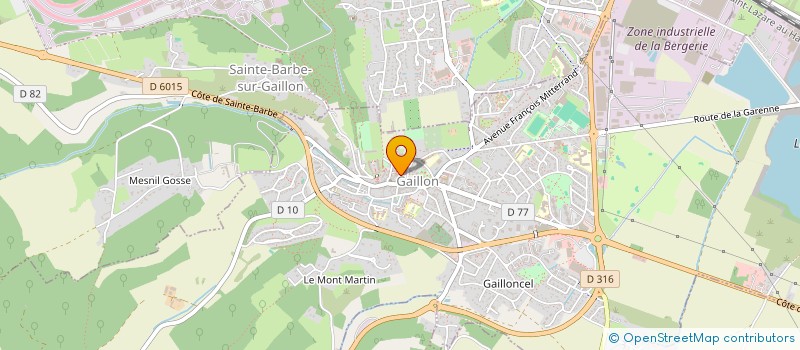 localisation de l'entreprise MADAME FAUSTINE THAURIN  GAILLON