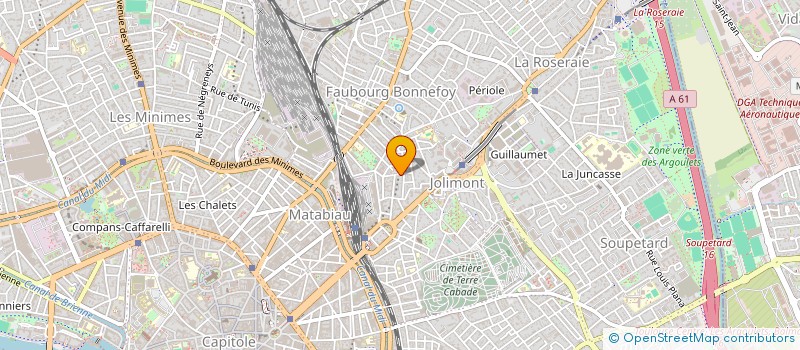 localisation de l'entreprise MADAME FAUSTINE THIBERT  TOULOUSE