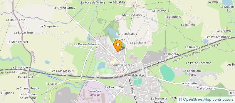 localisation de l'entreprise MADAME FAUSTINE TREVISAN à SAINT-PIERRE-LA-COUR
