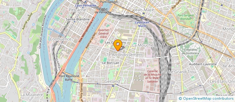 localisation de l'entreprise MADAME FAUSTINE VIMOND  LYON