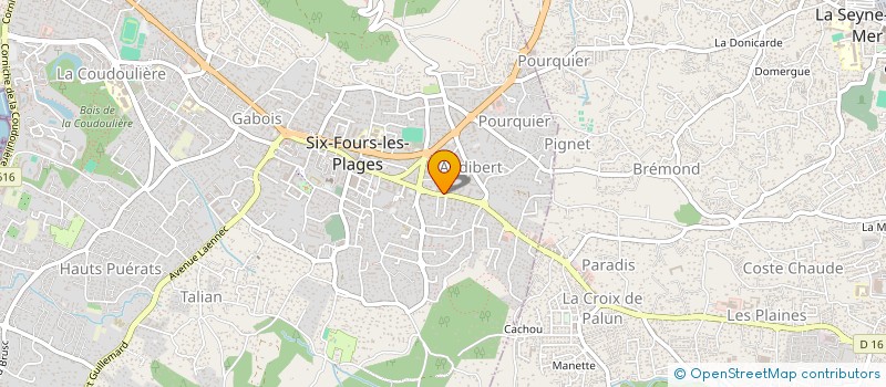 localisation de l'entreprise MADAME FAUSTINE ZIMMERMANN à SIX-FOURS-LES-PLAGES
