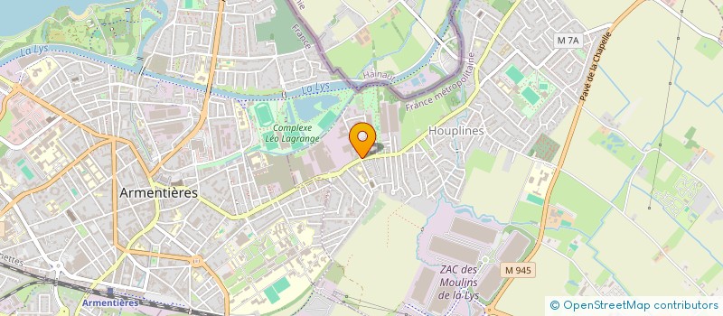 localisation de l'entreprise MADAME FAUSTYNE DUFOUR  HOUPLINES