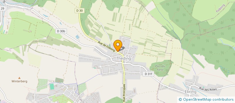 localisation de l'entreprise MADAME FAUVE DE FRANCESCO  THEDING