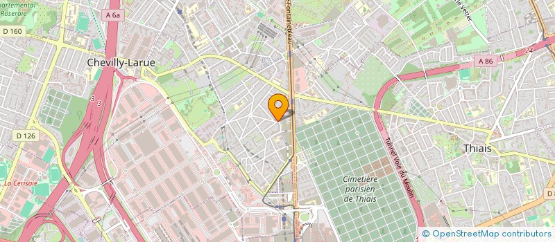 localisation de l'entreprise MADAME FAUZIA MAKHLOUF  CHEVILLY-LARUE