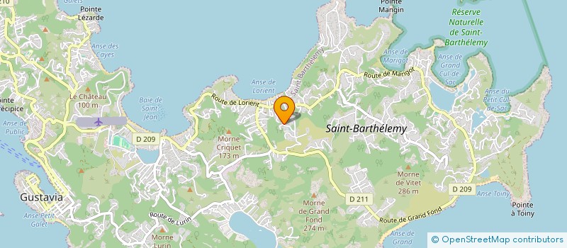 localisation de l'entreprise MADAME FAVELA BENAMGHAR  SAINT-BARTHELEMY
