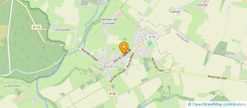 localisation de l'entreprise MADAME FAVIOLA MONTILLA-BAPTISTA  BALLEROY-SUR-DROME