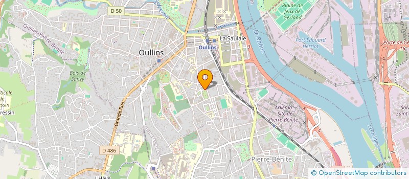 localisation de l'entreprise MADAME FAVOUR MONDAY  OULLINS-PIERRE-BENITE