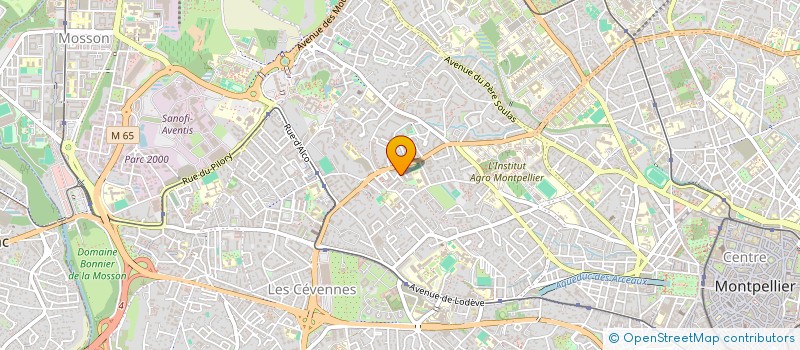 localisation de l'entreprise MADAME FAVOUR SIVESTER à MONTPELLIER