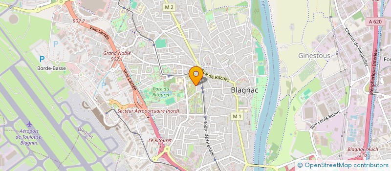 localisation de l'entreprise MADAME FAWZIA BEN MERABET à BLAGNAC