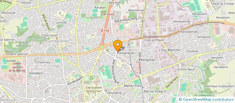 localisation de l'entreprise MADAME FAWZIA SALEH à BREST