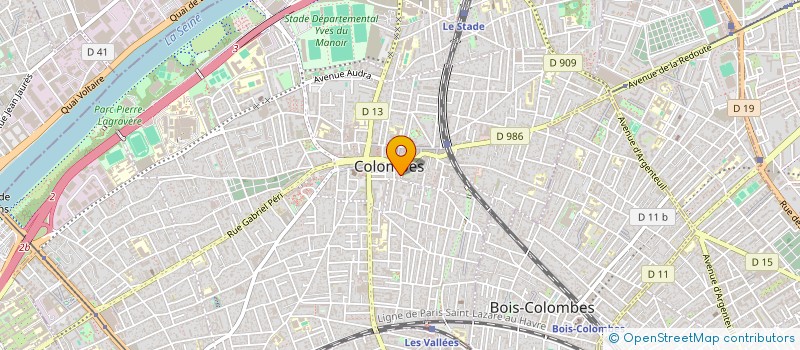 localisation de l'entreprise MADAME FAWZIA SID AHMED à COLOMBES