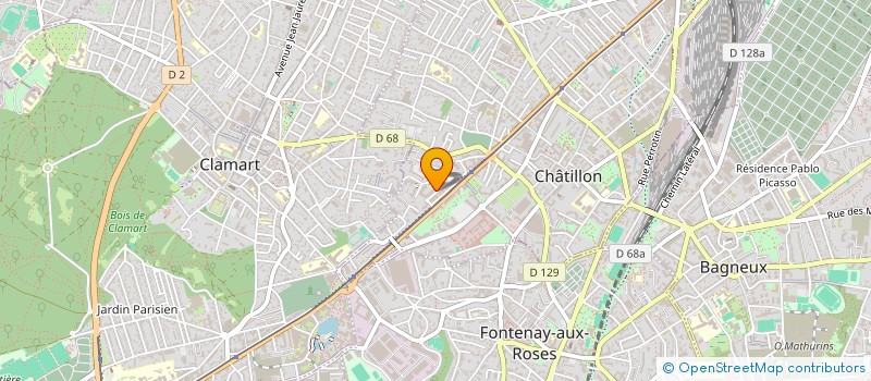 localisation de l'entreprise MADAME FAY LEONARD  CHATILLON