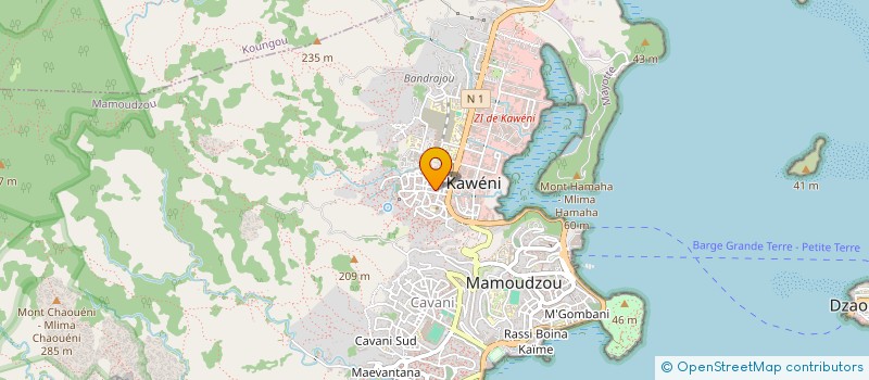 localisation de l'entreprise MADAME FAYMINA YOUSSOUF HALIFA  MAMOUDZOU