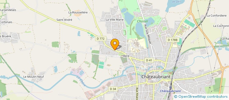 localisation de l'entreprise MADAME FAYROUSE SOIBRI  CHATEAUBRIANT