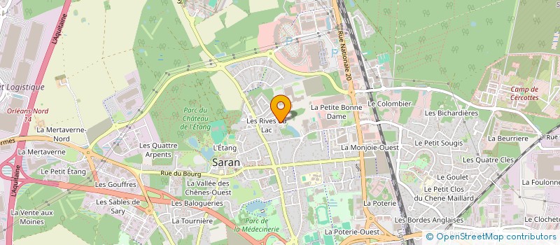 localisation de l'entreprise MADAME FAYROUZ BOUARICH à SARAN