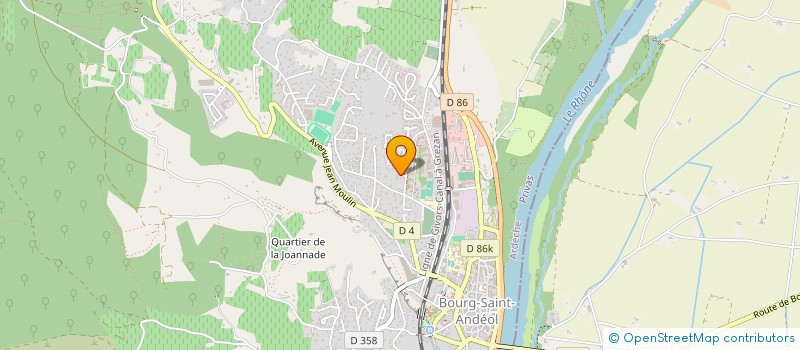 localisation de l'entreprise MADAME FAYROUZA AACHIR  BOURG-SAINT-ANDEOL