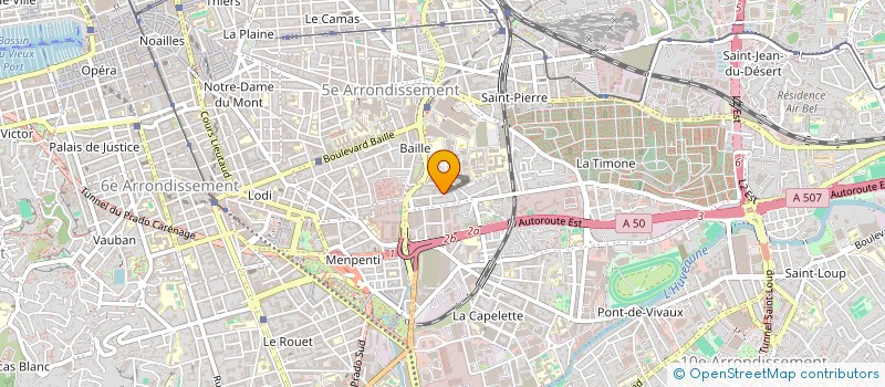 localisation de l'entreprise MADAME FAYROUZE BOUATMANE  MARSEILLE