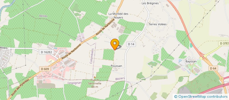 localisation de l'entreprise MADAME FAYZA BOUKORTT  BEZIERS