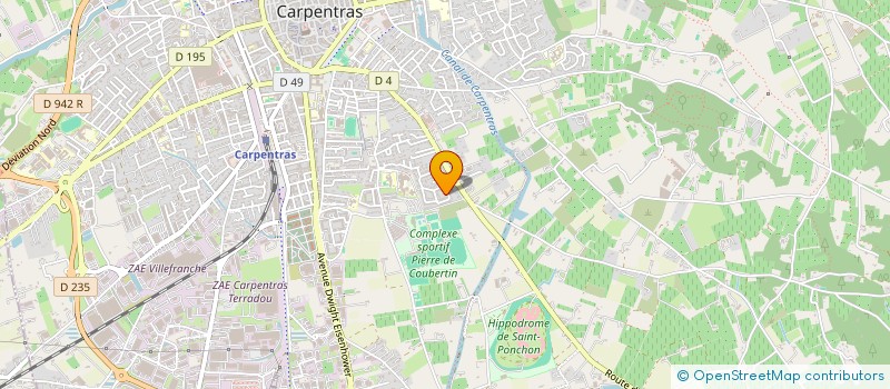 localisation de l'entreprise MADAME FAZIA BERKANI  CARPENTRAS