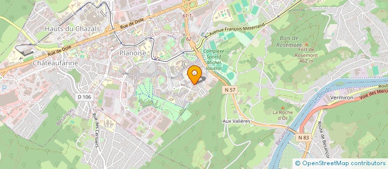 localisation de l'entreprise MADAME FAZIA GRAICHE à BESANCON