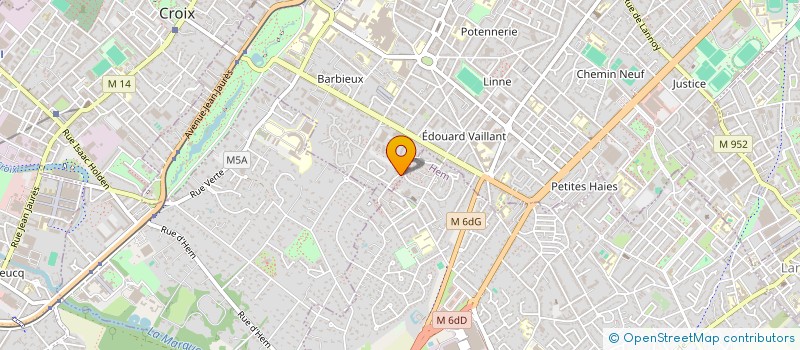 localisation de l'entreprise MADAME FAZIA SARI  ROUBAIX