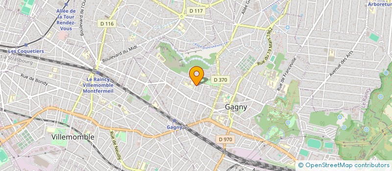 localisation de l'entreprise MADAME FAZIA SI FODIL à GAGNY