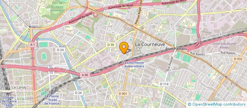 localisation de l'entreprise MADAME FAZILA ABDOUL à LA COURNEUVE