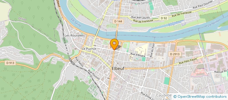 localisation de l'entreprise MADAME FDILA HOUARI à ELBEUF