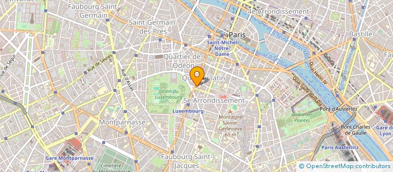 localisation de l'entreprise MADAME FEDERICA CACCIAMANI  PARIS