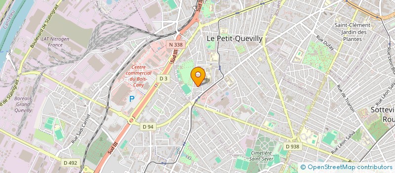 localisation de l'entreprise MADAME FEDERICA SANTORO  LE PETIT-QUEVILLY