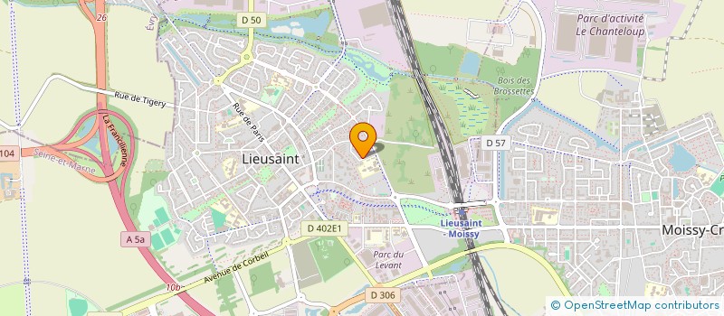 localisation de l'entreprise MADAME FEDIA TOUMI  LIEUSAINT