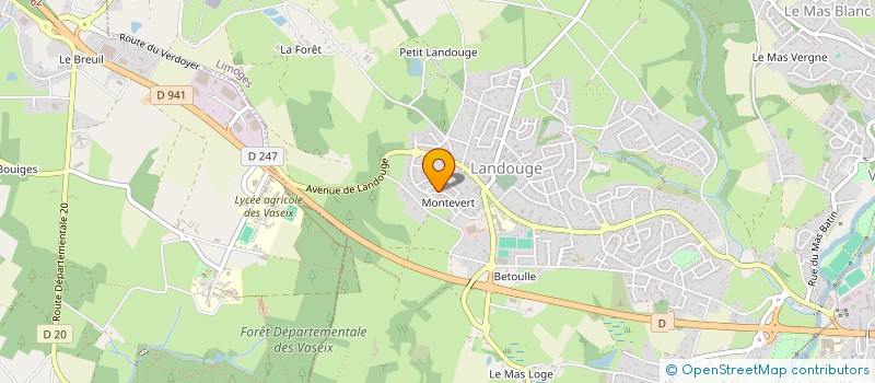 localisation de l'entreprise MADAME FEDOUA BAKHALLOU à LIMOGES